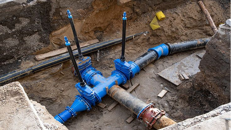 sewer line