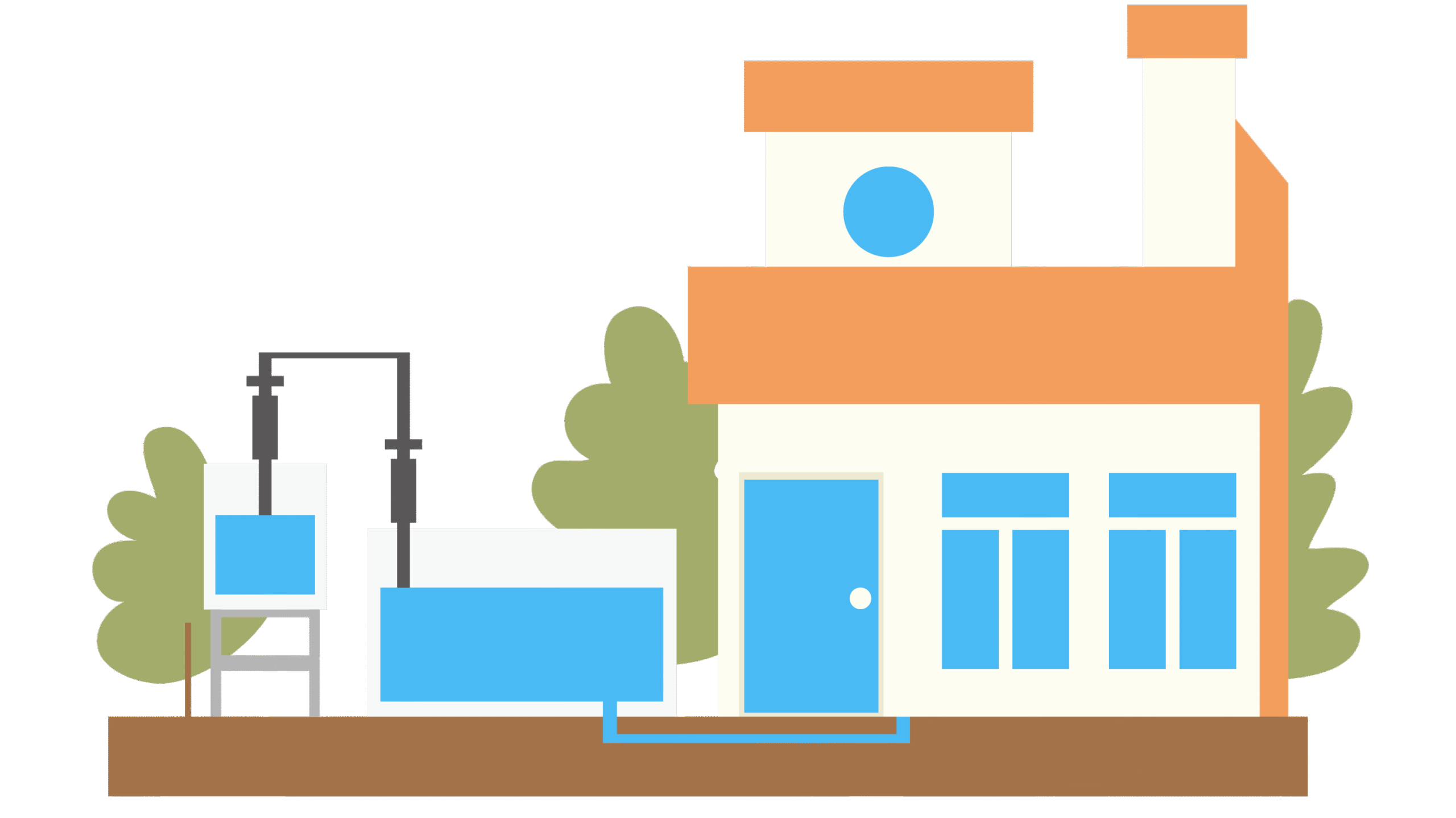 Reliable Water Tank Services —pngtree—water storage tank house 6781750